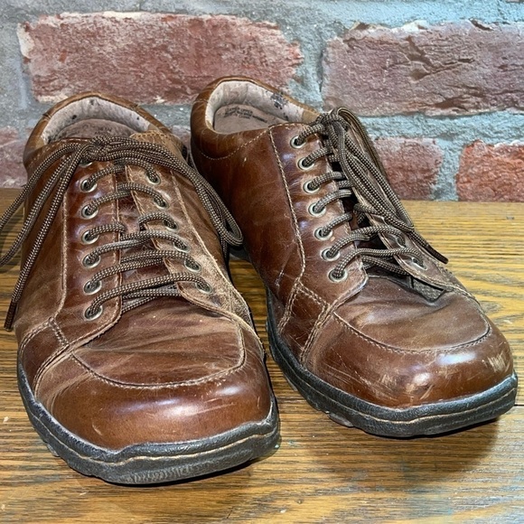 B.O.C Men\'s Size 10.5 M Canto Brown Full Grain Leather Lightweight Oxford Shoes main image 4